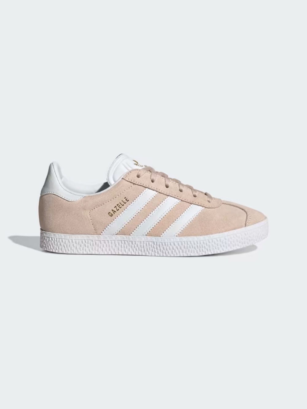 ADIDAS women’s  Pink Suede Women’s Gazelle Sneakers with White Stripes US 8.5